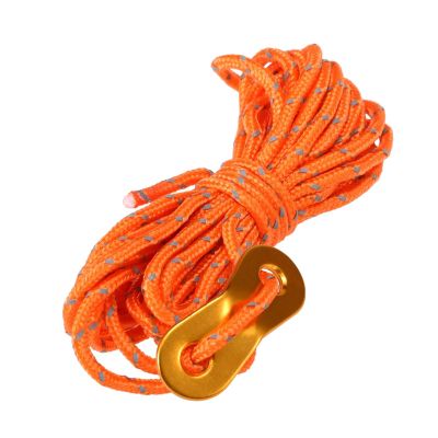 6pcs Multiuse Colorful Tent Hang Lanyard Tent Rope Cord 3mm 13ft Tent Cord Tensioner Set Reflective Rope Adjust Camping Canopy DaJiKan (Color : Orange)