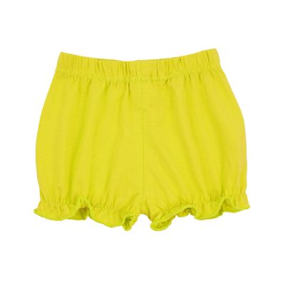 Yeahdor Infant Baby Girls Cotton Bloomer Shorts Diaper Cover Underwear Loose Harem Pants Beach Shorts Yellow 12-18 Months