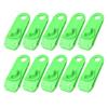 10pcs/Set Outdoor Camping Hiking Tent Awning Canopy Clamp Gripper Tarp Windproof Nylon Snap Clips Tighten Tools DaJiKan (Color : Green 1) view 1