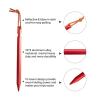 5pcs Tent Pegs 18cm Aluminum Tent Stake with Rope Outdoor Tent Nail Peg Tent Accessories Equipment DaJiKan (Color : 5pcs Black) view 4