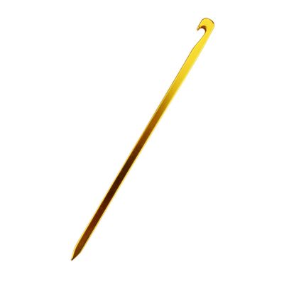 5 Pieces Tent Pegs Aluminium Alloy Tent Nails Stakes Hooks Outdoor Camping Accessories Equipment 15.5cm DaJiKan (Color : Gold)