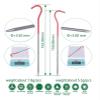 Titanium Alloy Tent Pegs Camping Tent Stakes Portable Canopy Nail Ground Pin Tent Accessories DaJiKan (Color : 3mm 12pcs) view 2