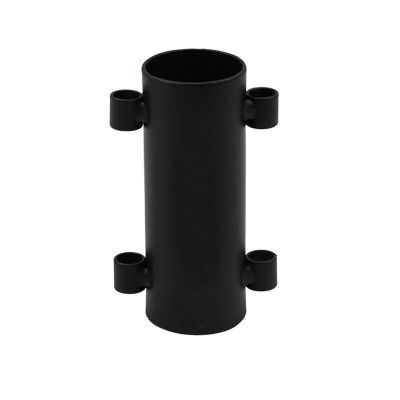 Awning Rod Holder Outdoor Camping Canopy Rod Iron Holder Fixed Tube Reinforced Windproof Tent Awning Pole Accessories DaJiKan (Color : 1PCS)