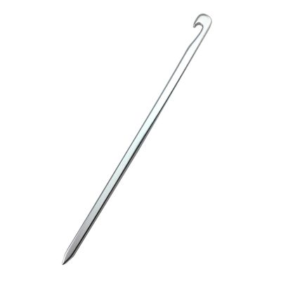 5 Pieces Tent Pegs Aluminium Alloy Tent Nails Stakes Hooks Outdoor Camping Accessories Equipment 15.5cm DaJiKan (Color : Silver)
