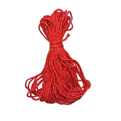 20m 2mm Reflective Tent Cord Rope Camping Awning Rope Runner Guy Line DaJiKan (Color : Red 1)
