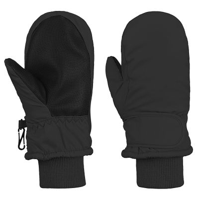 American Trends Toddler Mittens Boys Snow Waterproof Ski Mitten Fleece Warm Winter Kids Gloves for Baby Boy Girl Black S