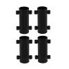 Awning Rod Holder Outdoor Camping Canopy Rod Iron Holder Fixed Tube Reinforced Windproof Tent Awning Pole Accessories DaJiKan (Color : 4PCS) view 1