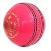 CW Pack of 12 League Special Pink Cricket Ball Leather Entirely Hand Stitched,5.5oz view 1