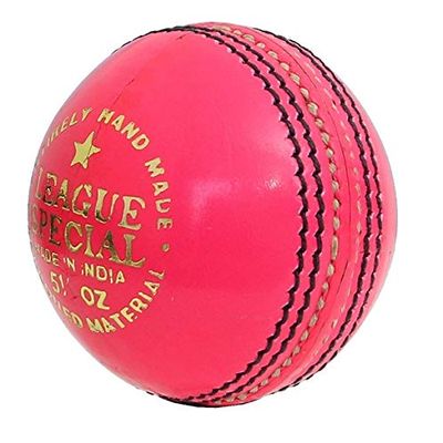 CW League Special Pink Cricket Ball Pack of 12 Cork Ball Youth & Adult Club Match Leather Ball Pink