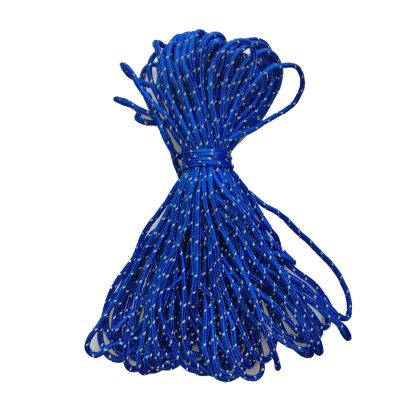 20m 2mm Reflective Tent Cord Rope Camping Awning Rope Runner Guy Line DaJiKan (Color : Blue)