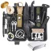Gifts for Men Dad Christmas Husband Teenage Boy, Survival Kit 28 in 1, Survival Gear Tool Emergency Tactical Equipment Supplies Kits for Families Outdoors Camping Hiking Adventures view 1