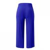 Split Yoga Pants Flowy Plus Size,High Slit Harem Pants Wide Leg Pants Women Casual Summer Long Loose Yoga Pants Blue view 3