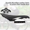 ROCKBROS Bike Seat Lightweight Carbon Fiber Bike Saddle Comfortable Road Bike Seat Bicycle Accessories for Men Women Pneumatic Cycling Saddle Cushion Shock Absorbing for Road MTB Mountain Bikes view 2