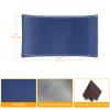 FINTIE Soft Eyeglasses Case with Cleaning Cloth, Portable Squeeze Top Vegan Leather Glasses Pouch, Sunglasses Eyewear Bag, Navy Blue view 2