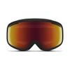 SMITH Vogue Goggles for Women with Carbonic-x Lens  Performance Snowsports Goggles with Replaceable Lens for Skiing & Snowboarding  Black + Red Sol-X Mirror view 3