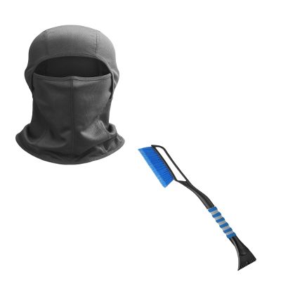 AstroAI 27" Snow Brush and Ice Scrapers & Ski Mask Balaclava