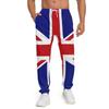CAIJI Sweatpants for Men England Flag Lounge Pants British Flag Jogging Pants Drawstring Casual Running Trousers with Pocket 2XL England Flag British view 1