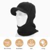 TAGVO Winter Knitted Balaclava, Visor Beanie Hat, Mask Neck Warmer Snood for Cycling Ski Hiking view 2