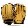 HB1 1PC Outdoor Sports Baseball Gloves Softball Pigskin Practice Equipment Pitcher Various Sizes Left Hand for Unisex Adult Kids Training,Brown,13in view 3