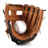 HB1 Pigskin Sports Genuine Leather Baseball Gloves for Adults Youth Train Thicken Field Pitcher Strong and Not Deformed Softball Gloves,Brown,12.5in view 2