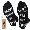 ZXGXLAW Birthday Gifts for Dad,Men Husband Grandpa Women idea Fathers Day Christmas Im Not Sleeping Funny Socks view 1