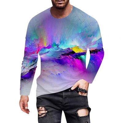 ITISME Graphic Plus Size Short Sleeve for Men Fashion Designer 3D Printed T Shirts Crew Neck Slim Fit Vintage Lounge Funny Lightweight Hipster Christmas Undershirt Tees Tops Streetwear X-Large