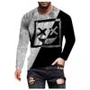 ITISME Mens Long Sleeve Graphic Tees Plus Size Fashion Designer 3D Printed T Shirts Crew Neck Slim Fit Vintage Casual Shirts Funny Lightweight Hip Hop Cheap Undershirt Tees Tops Streetwear Christmas view 1