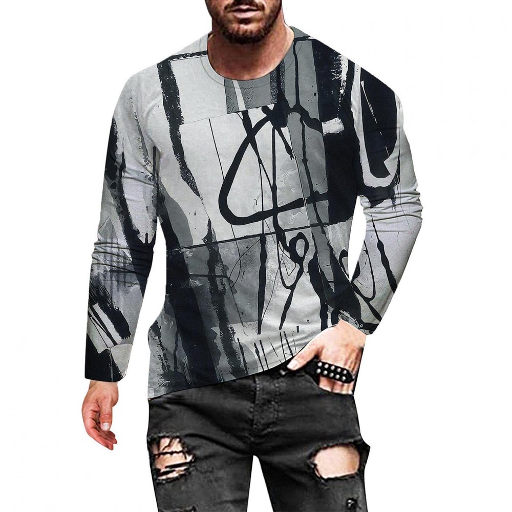 ITISME Mens Short Sleeve Graphic Tees Plus Size Trendy Designer 3D Printed T Shirts Crewneck Slim Fit Retro Lounge Funny Lightweight Hip Hop Affordable Xmas Undershirt Tops Streetwear #20 XX-Large