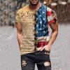 ITISME Mens Long Sleeve Graphic Tees Plus Size Trendy Designer 3D Printed T Shirts Round Neck Slim Fit Retro Regular-Fit Shirts Funny Hip Hop Affordable Undershirt Tees Tops Streetwear, DIYAGO, 4XL view 2