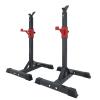 Squat Barbell Rack, Height-Adjustable Strength Training Dumbbell Racks, Separate Bench Press Stand view 1
