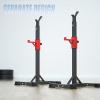 Squat Barbell Rack, Height-Adjustable Strength Training Dumbbell Racks, Separate Bench Press Stand view 3