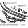 AMEYXGS Archery 62" Takedown Recurve Bow and Arrows Set 30-60lbs Hunting Bow Metal Riser Longbow for Outdoor Shooting Shooting Right Hand (40lbs) view 2