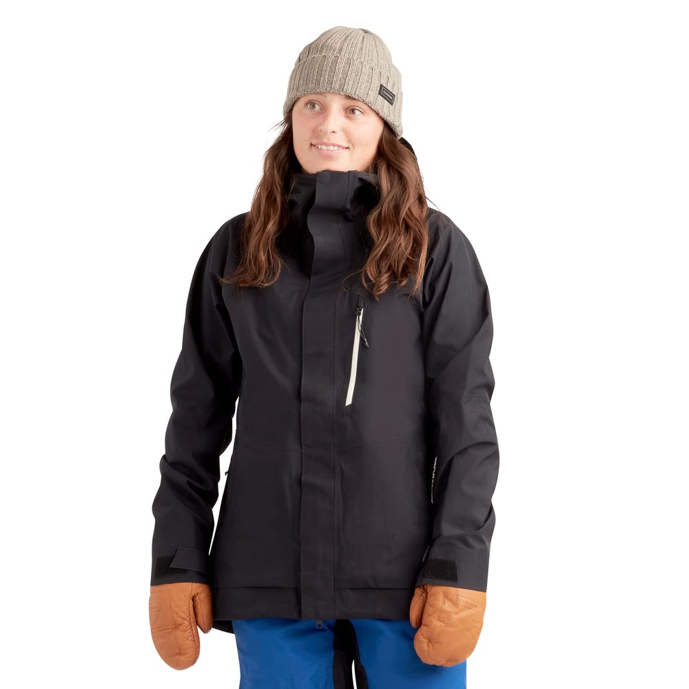 Dakine Womens Stoker Gore-Tex 3-Layer Ski/Snowboard Winter Jacket, Black, Small