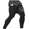 Men's 2 in 1 Running Pants, Gym Workout Compression Pants for Men Training Athletic Pants Camoblack X-Large view 1