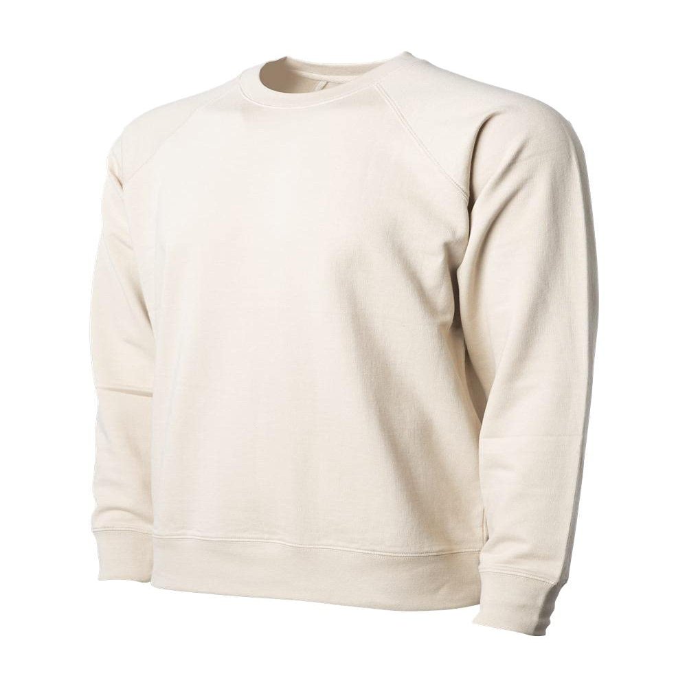 Independent Trading Co. - Icon Lightweight Loopback Terry Crewneck Sweatshirt - SS1000C - XL - Sand