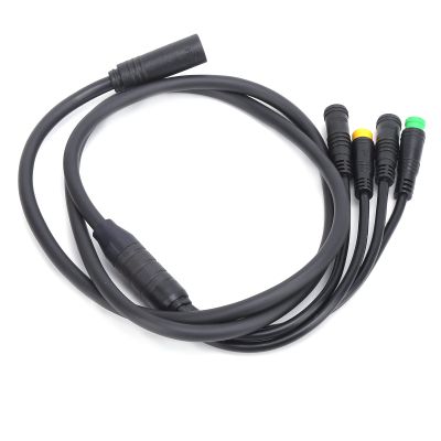 Archuu 1T4 Cable, 1T4 Electric Cable Mid Motor Brake Lever Throttle Connector for Electric Conversion Kits