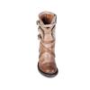 Bcshiye Women's Western Ankle Boot,Chunky Heel Wide Width Mid Calf Boots Retro Buckle Strap Slip On Dress Combat Boots view 3