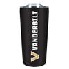 Campus Colors NCAA Stainless Steel Tumbler perfect for Gameday - 18 oz - Double Walled - Keeps Drinks Perfectly Insulated (Vanderbilt Commodores - Black) view 1