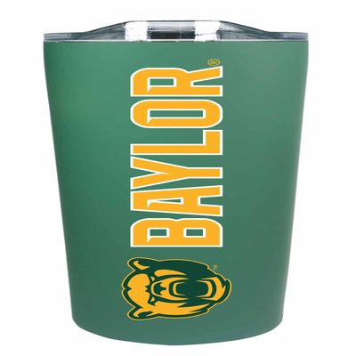 Campus Colors NCAA Stainless Steel Tumbler perfect for Gameday - 18 oz - Double Walled - Keeps Drinks Perfectly Insulated (Baylor Bears - Green)
