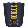 Campus Colors NCAA Stainless Steel Tumbler perfect for Gameday - 18 oz - Double Walled - Keeps Drinks Perfectly Insulated (Michigan Wolverines - Navy) view 1