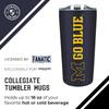 Campus Colors NCAA Stainless Steel Tumbler perfect for Gameday - 18 oz - Double Walled - Keeps Drinks Perfectly Insulated (Michigan Wolverines - Navy) view 3