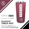 Campus Colors NCAA Stainless Steel Tumbler perfect for Gameday - 18 oz - Double Walled - Keeps Drinks Perfectly Insulated (Harvard Crimson - Crimson) view 3