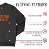 Campus Colors NCAA Adult Charcoal Crewneck Fleece Sweatshirt - Cotton Blend - Stay Warm & Represent Your Team With Style (Syracuse Orange - Charcoal, XX-Large) view 4