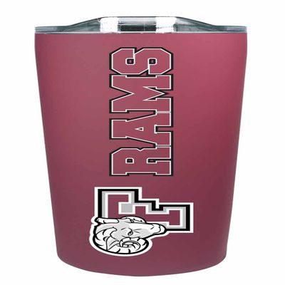 Campus Colors NCAA Stainless Steel Tumbler Perfect for Gameday - 18 OZ - Double Walled - Keeps Drinks Perfectly Insulated (Fordham Rams - Maroon)