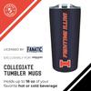 Campus Colors NCAA Stainless Steel Tumbler perfect for Gameday - 18 oz - Double Walled - Keeps Drinks Perfectly Insulated (Illinois Fighting Illini - Navy) view 3
