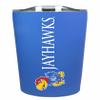 Campus Colors NCAA Stainless Steel Tumbler perfect for Gameday - 18 oz - Double Walled - Keeps Drinks Perfectly Insulated (Kansas Jayhawks - Royal) view 1