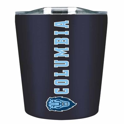 Campus Colors NCAA Stainless Steel Tumbler perfect for Gameday - 18 oz - Double Walled - Keeps Drinks Perfectly Insulated (Columbia Lions - Navy)