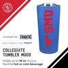 Campus Colors NCAA Stainless Steel Tumbler perfect for Gameday - 18 oz - Double Walled - Keeps Drinks Perfectly Insulated (SMU Mustangs - Royal) view 3