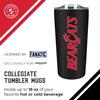 Campus Colors NCAA Stainless Steel Tumbler perfect for Gameday - 18 oz - Double Walled - Keeps Drinks Perfectly Insulated (Cincinnati Bearcats - Black) view 3