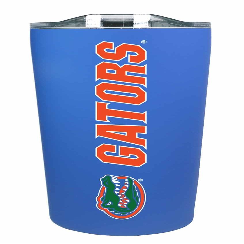 Campus Colors NCAA Stainless Steel Tumbler perfect for Gameday - 18 oz - Double Walled - Keeps Drinks Perfectly Insulated (Florida Gators - Royal)